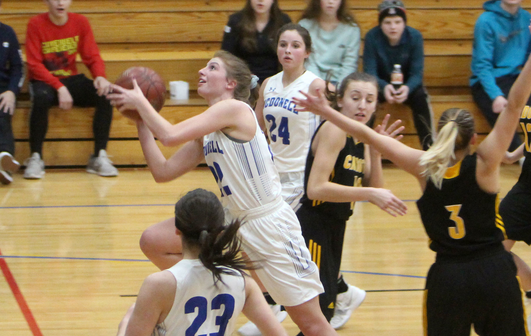 Cadott at McDonell girls basketball 1-3-19